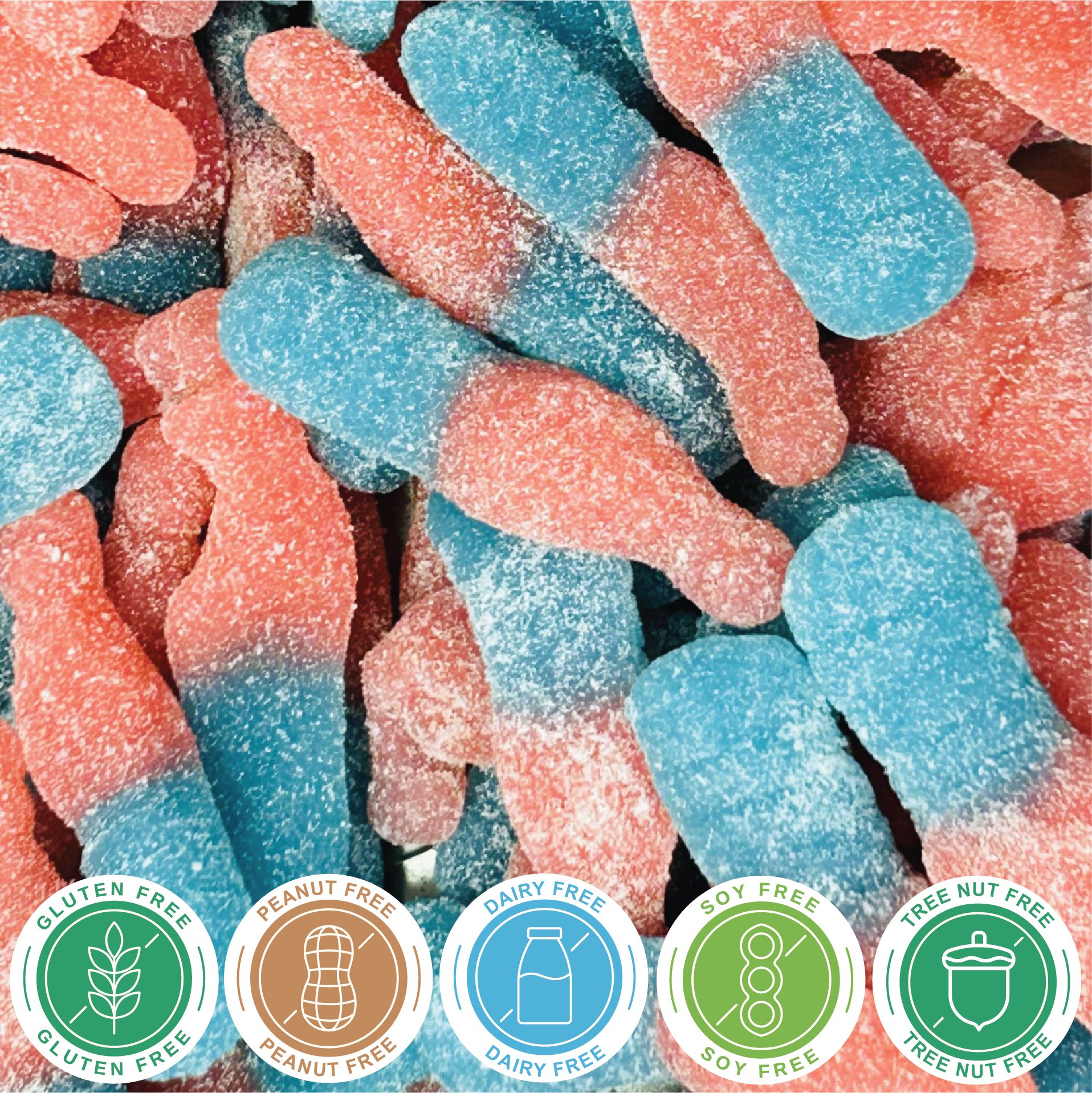 Sour Bubblegum Bottles