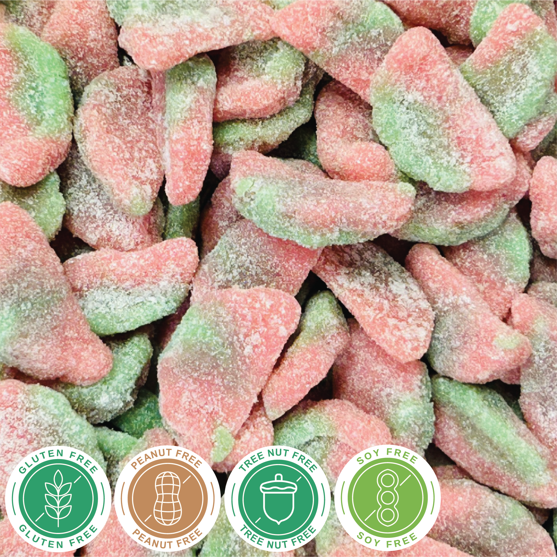 Sour Watermelon Gummy Candy
