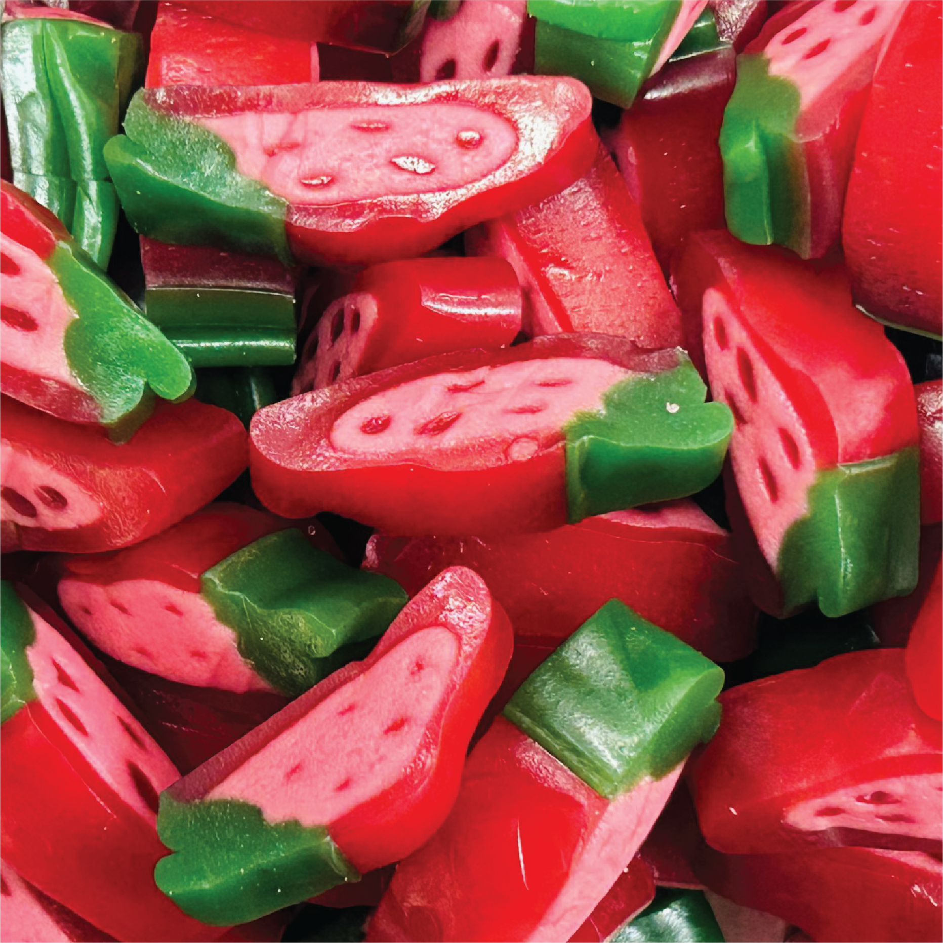 Strawberry Licorice Slices (UK)