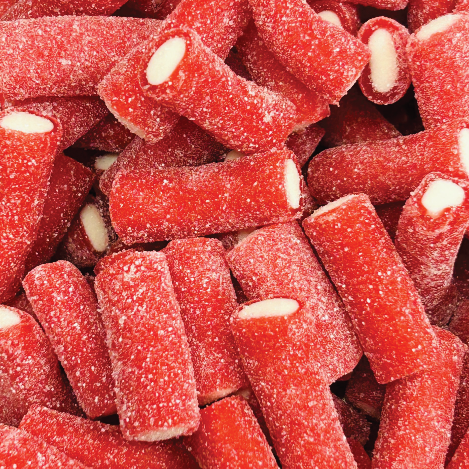 Fizzy Strawberry Bites