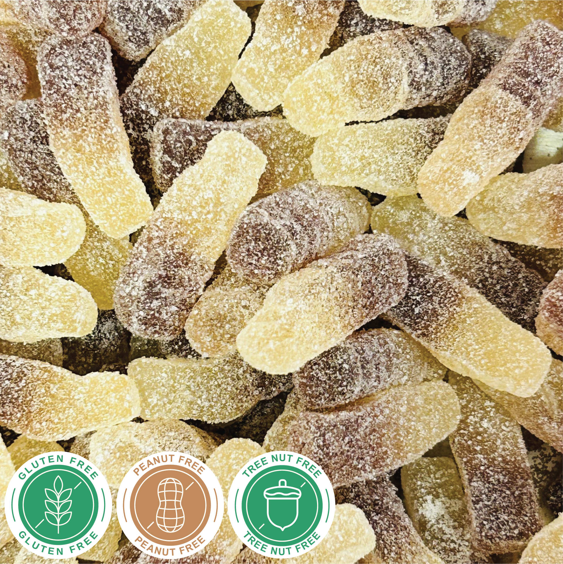 Sour Cola Bottles